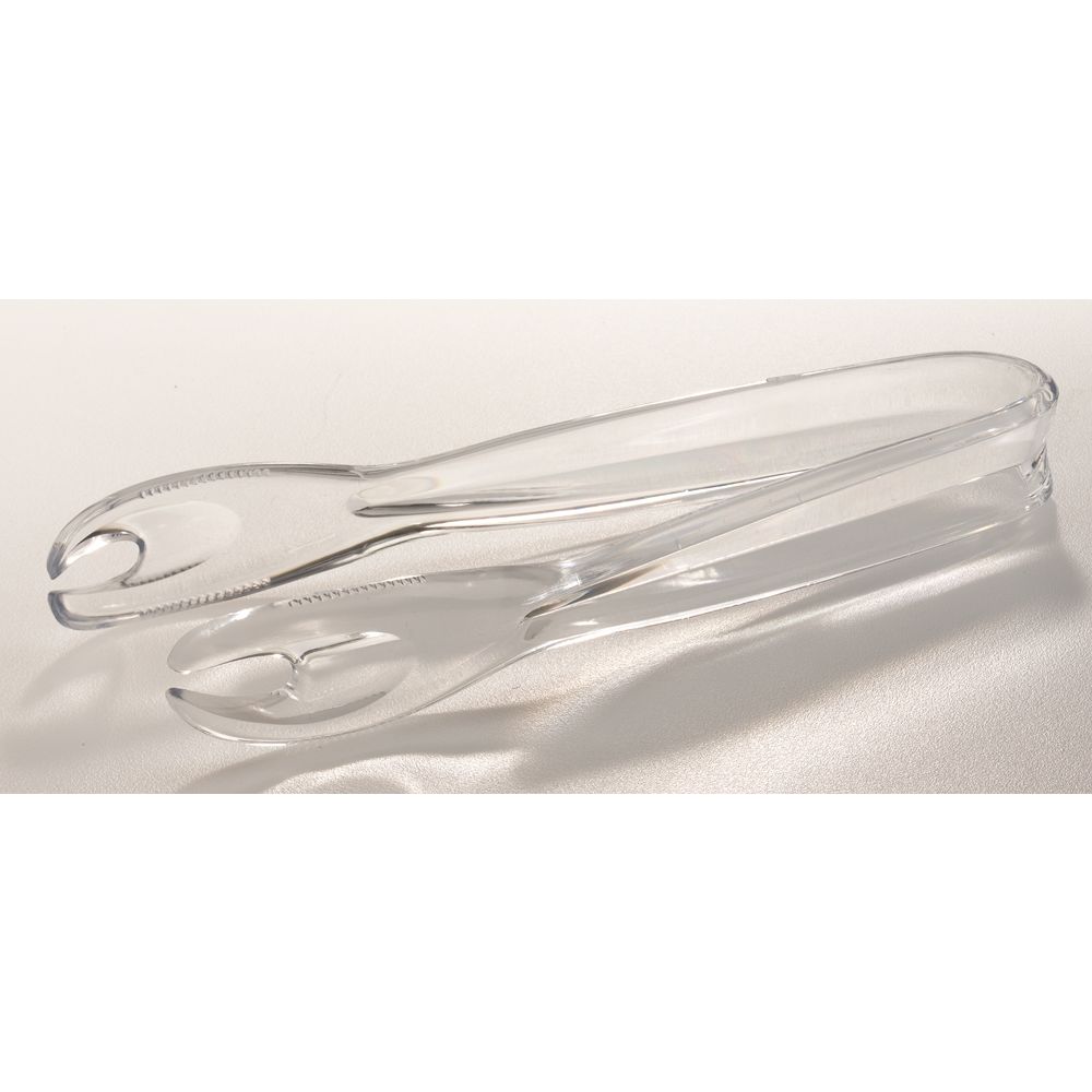 Wescon Ice Tongs, Clear Plastic